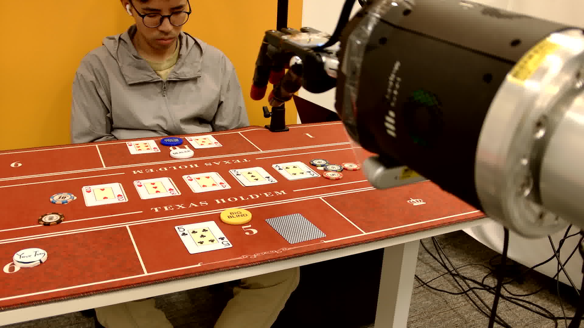 DexHoldem system-level trajectory state